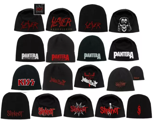 offizielle LOGO BEANIE MÜTZE - SLAYER Panther KUSS Judas Priester SLIPKNOT