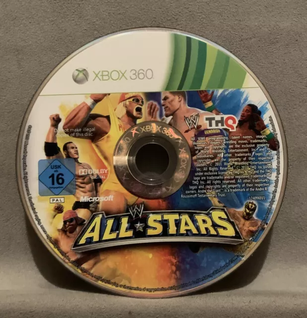 Solo disco WWE All Stars (Microsoft Xbox 360, 2011)