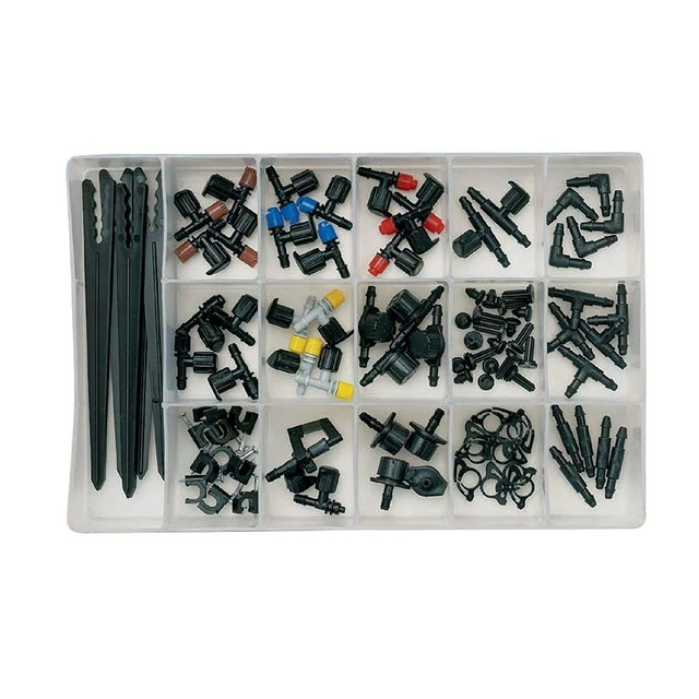 Orbit 69500 92-Piece Drip Irrigation Assortment Kit , Kit, Black