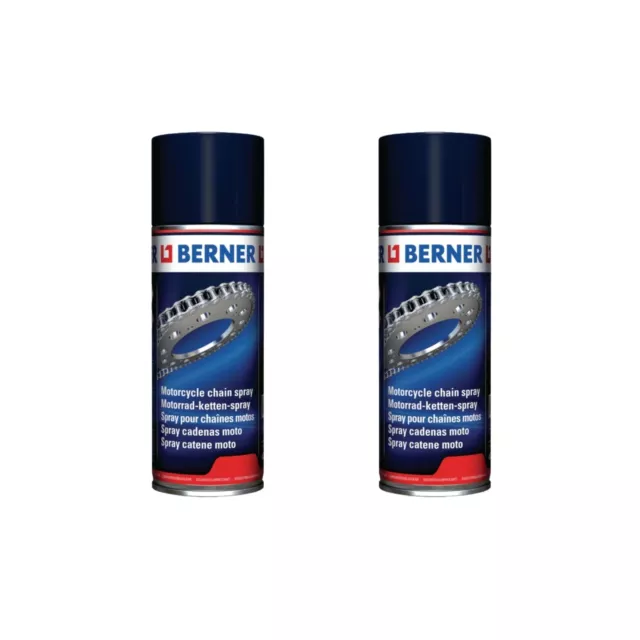 grasso spray moto berner 2 pz da 400 ml