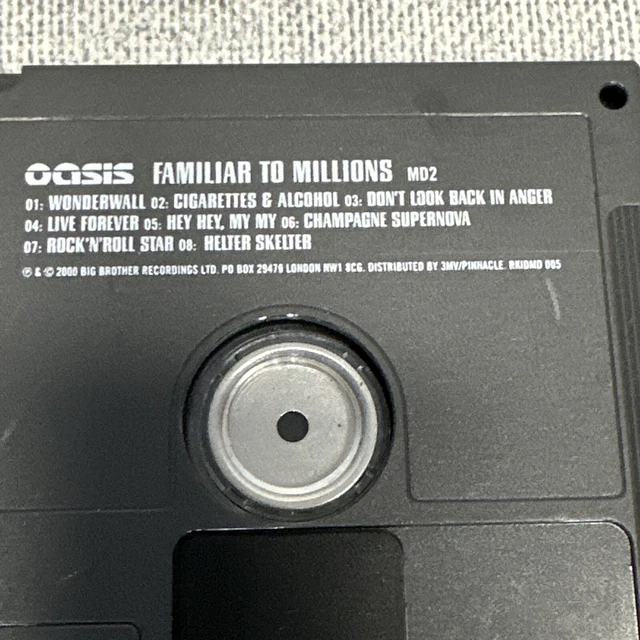 OASISFAMILIAR TO MILLIONS Mini Disc Album MiniDisc Part 2 MD2 £49.99