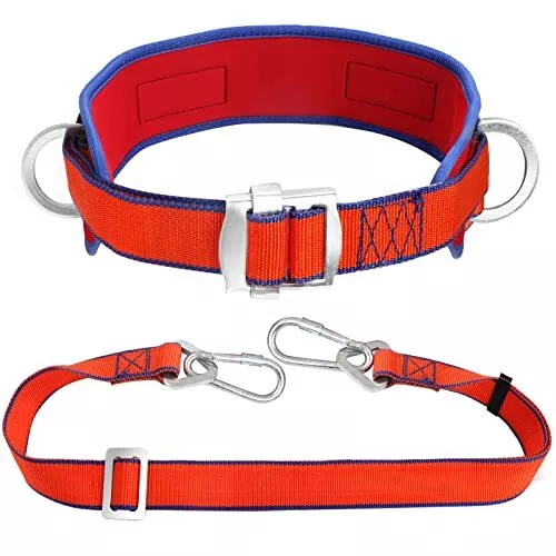 Trsmima Safety Belt with Adjustable Lanyard and Updated Waist Pad - Tree Clim