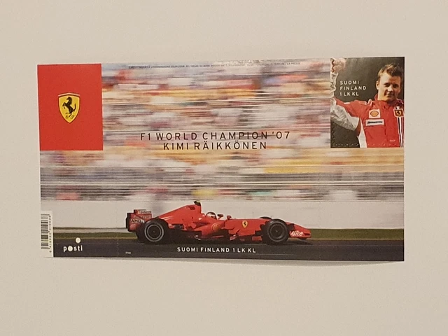 Ferrari Weltmeister Kimi Räikkönen F1 2007 Finnland postfrisch Blatt 2008