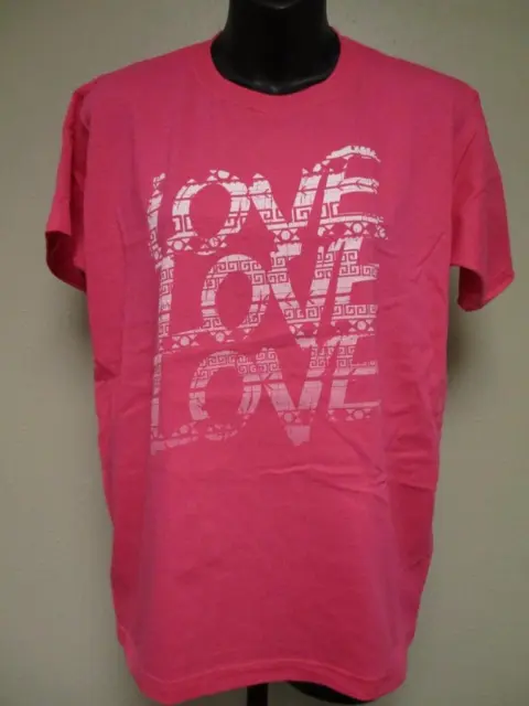NEW Love love Youth Size XL XLarge 18/20 Pink Shirt