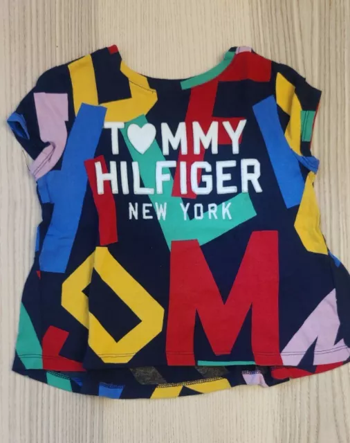 Tommy Hilfiger toddler Girl short sleeve shirt Size 4-5T
