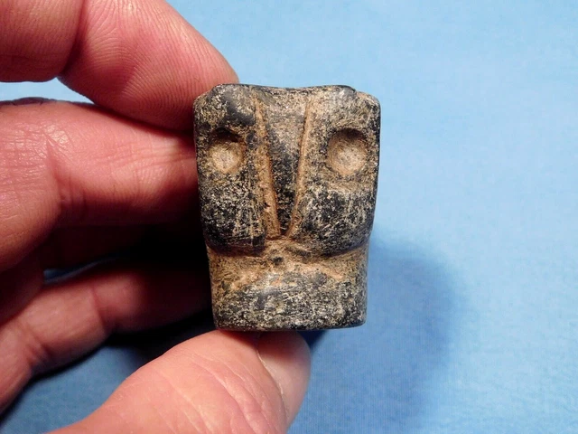 Steatite Owl Effigy Pipe Indian Artifact Ohio Valley And Northern Central States