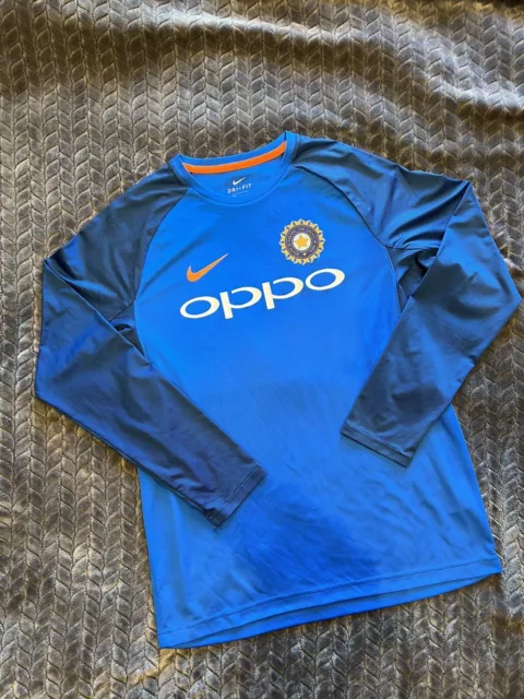 INDIA CRICKET NIKE Training Jersey Large 49.99 PicClick UK
