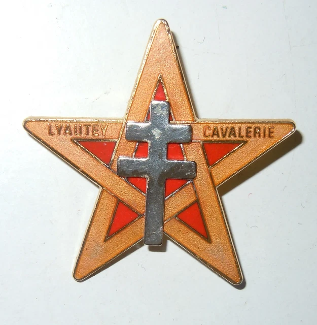 Insigne Militaire Original 1er RS Régiment De Spahis – ECS FIA – Arme Blindée Cavalerie France