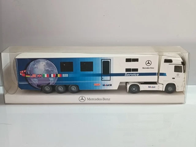 Miniature Wiking MB 1620 Semi-remorque Bailly, échelle 1/87, Allemagne