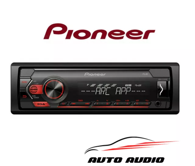 Pioneer MVH-S120UB Car Stereo RDS Tuner MP3 USB Aux iPod iPhone Android Stereo