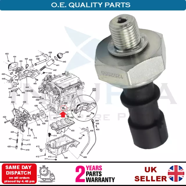 Corsa oil pressure shop switch
