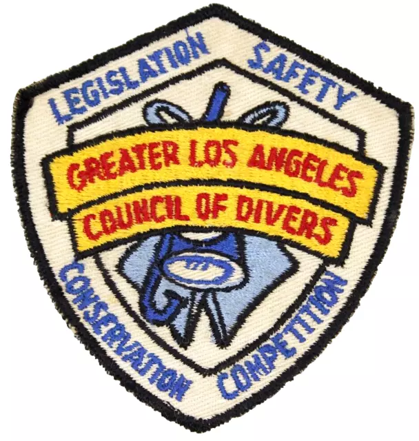 Vintage Conservation Competition Greater Los Angeles Council of Divers Patch CA