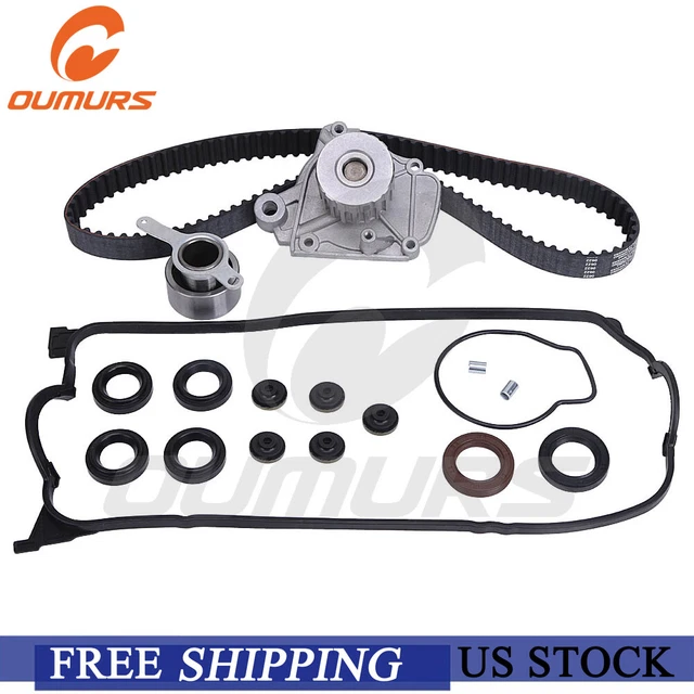 TIMING BELT KIT Water Pump Valve Cover Gasket For Honda Civic 1.6L