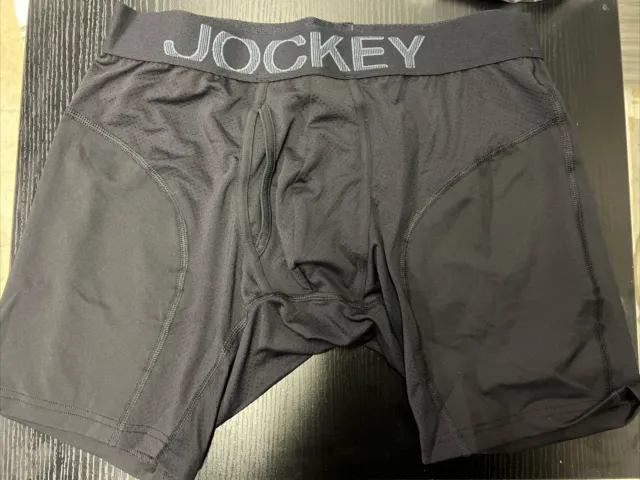 2 PairNEW Mens Size M , Jockey Athletic Underpants Midway Brief  Black