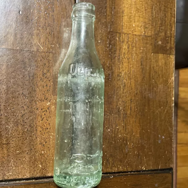 PEPSI-COLA straight sided bottle Memphis Tennessee