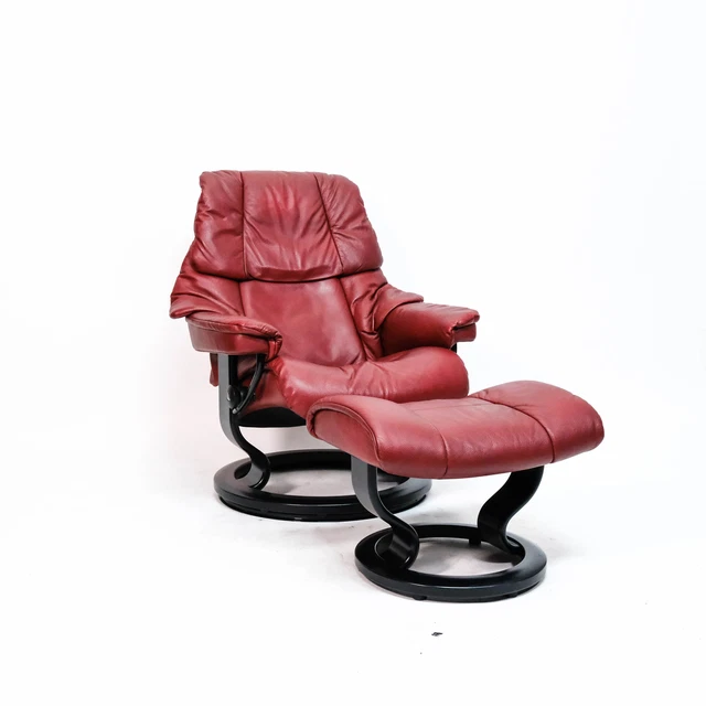 EKORNES STRESSLESS RENO (M) Avec Tabouret Fauteuil Relax Fauteuil TV ...