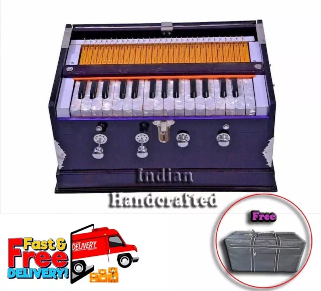 Musical Instruments Harmonium 4 Stopper Single Bellow Long Sustain Sound 30 Key