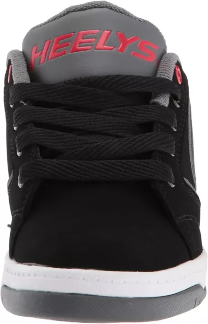 Heelys N1755* Kids Black/Red Propel Skate School Shoes Size YTH 6 3