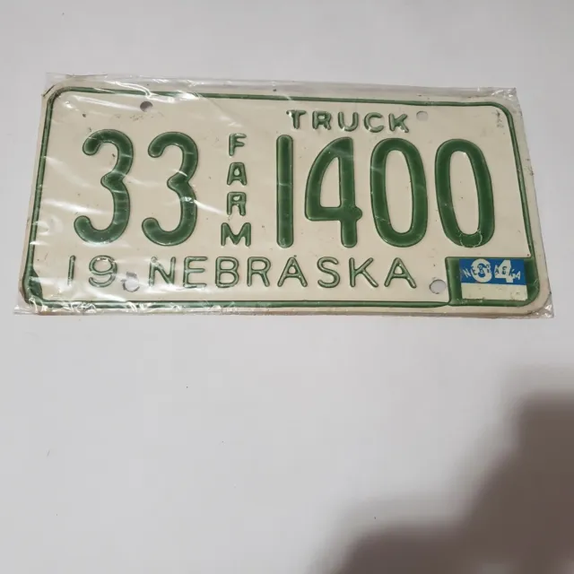 1964 1965 1966 Nebraska License Plates -Select from Dropbox
