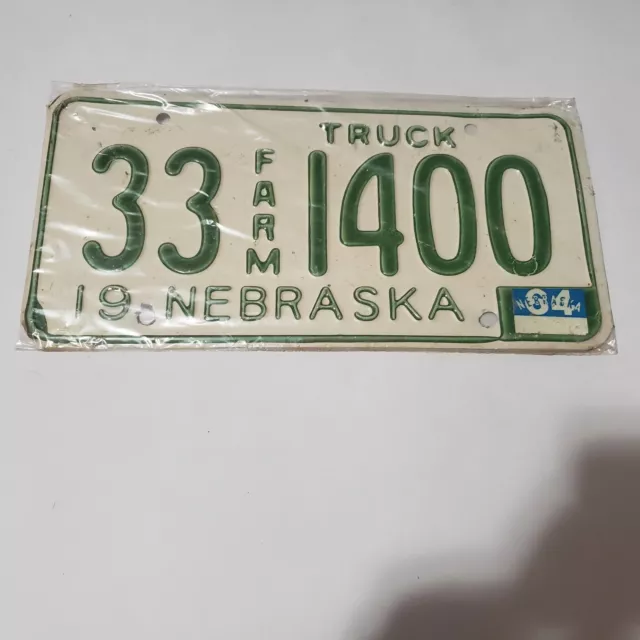 1964 1965 1966 Nebraska License Plates -Select from Dropbox