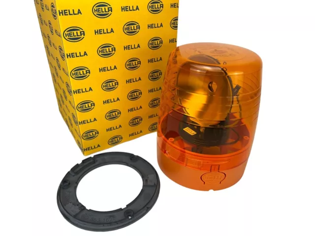 HELLA Rundumkennleuchte KL Junior Plus 12V+24V gelb RKL Gelblicht