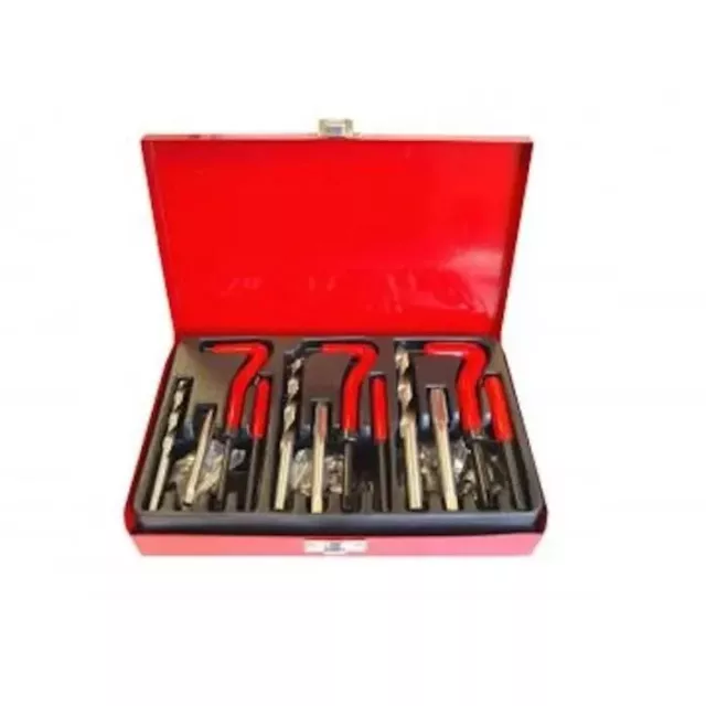 Coffret/Kit de réparation filets filetage Helicoil M6, M8 et M10 - 88 pièces