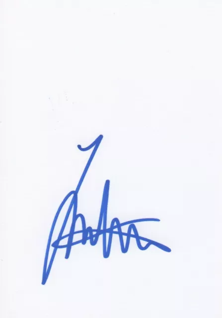 Zucchero Autogramm signed 10x15 cm Karteikarte