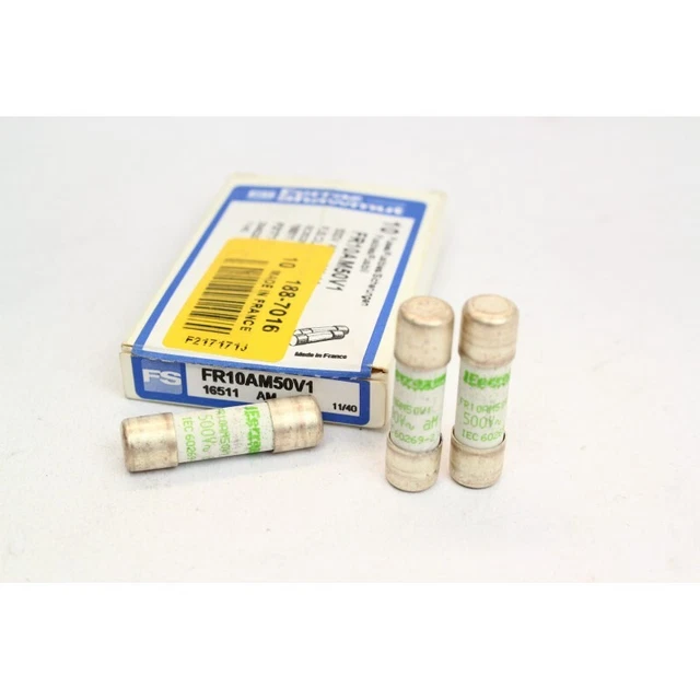10Pcs FERRAZ FR10AM50V1 Fusible 10x38 AM 1 1A (B935)