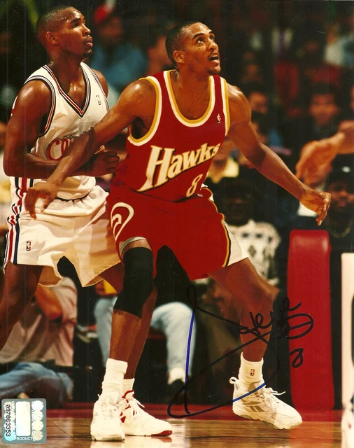 Steve Smith Atlanta Hawks #8 Mitchell & Ness NBA 1996-1997 Authentic J – Cowing Robards Sports