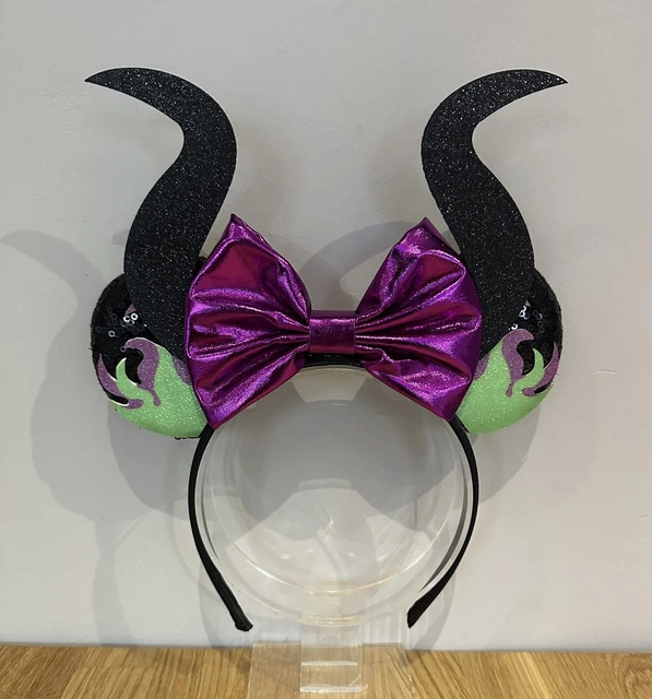 MALEFICENT MOUSE EAR Headband Disney Minnie Mickey Halloween Outfit