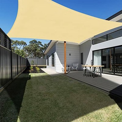 Tenda Parasole a Vela Resistente per Giardino LACKINGONE Patio Protezione Solare 98% UV Triangolo tettoia 
