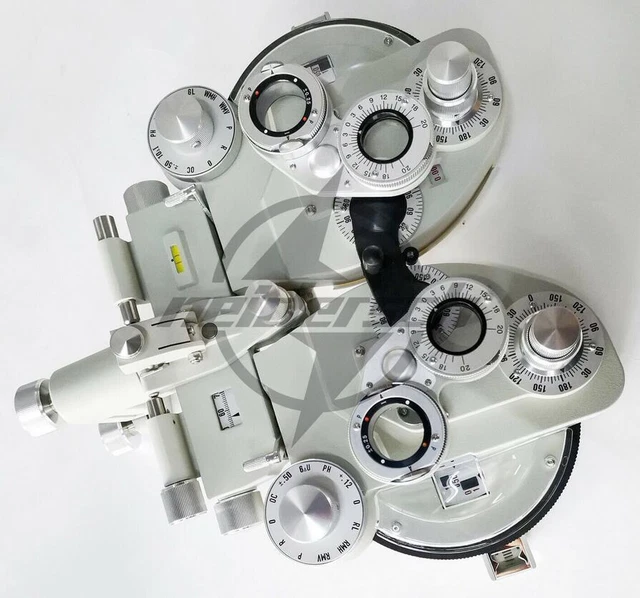 1PC Minus Manual Phoropter Vision Tester Optometry Refractor Creamy White Color