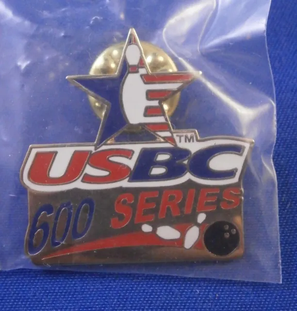 USBC United States Bowling Congress 600 Series Award Lapel / Hat Pin US USA