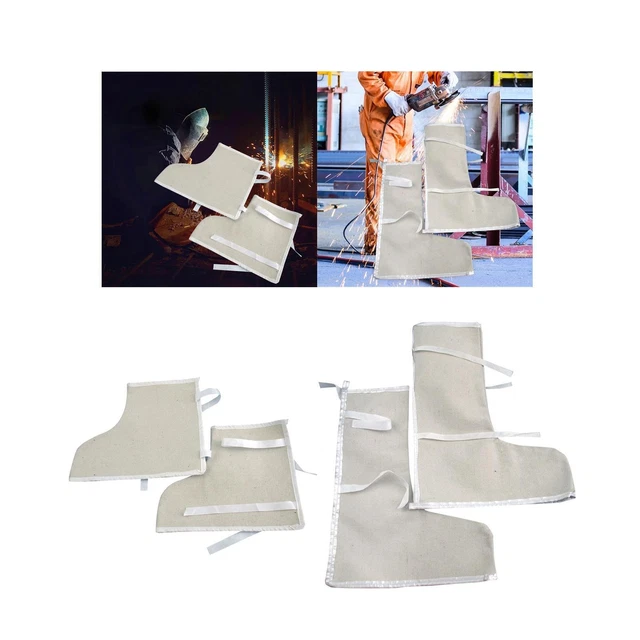 2 Pieces Welders Work Protection Foot Covers, Welder Work Boot Protectors,