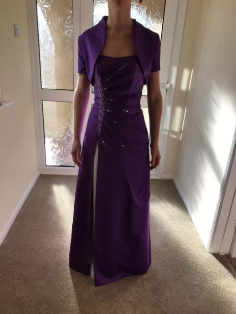 Prom dress size 8 purple