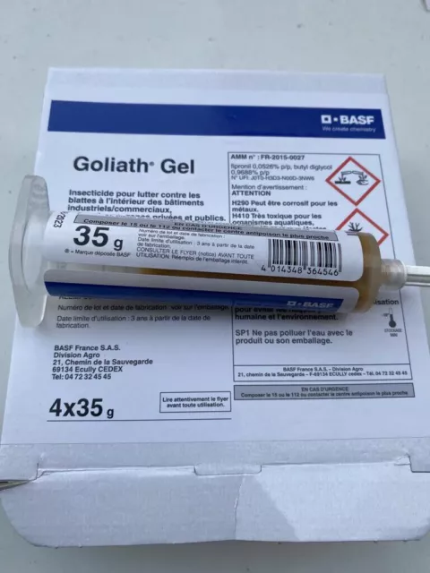 Goliath Gel BASF - anti cafards Insecticide