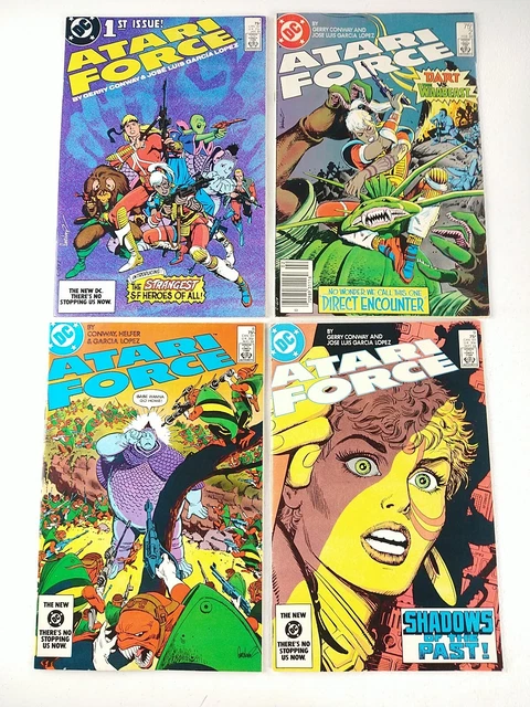 Atari Force #1 2 8 9 Lot (1984 DC Comics)