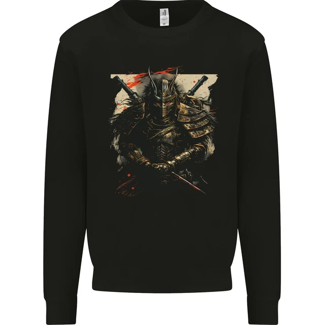 Samurai Extreme Japanese Fantasy Warrior Mens Sweatshirt Jumper