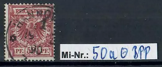 Deutsches Reich Mi-Nr.: 50 a sauber gestempelter Wert geprüft Petry.BPP