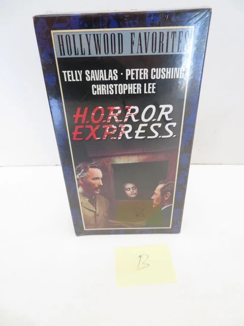 1972 HORROR EXPRESS Hammer Christpher Lee Peter Cushing VHS Factory ...