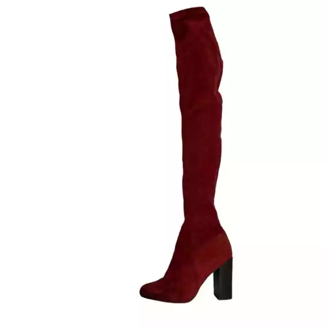 Jeffrey Campbell Boots Womens 10 Thigh High Rust Suede Over The Knee Perouze 2