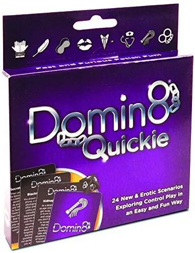DOMIN8 QUICKIE CARD GAME Adult Gift Sex uk