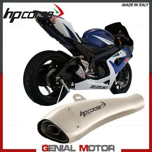 Sortie D'échappement HP Corse Hydroform Satin Pour Suzuki GSX-R 600/750 2006-2007 – Fabriqué En Italie