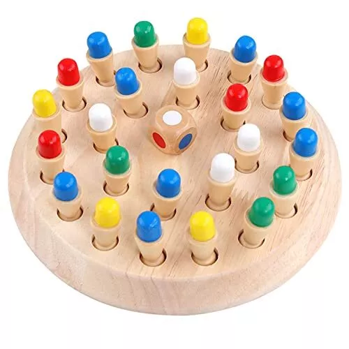 EACHHAHA Montessori Spielzeug ab 4 Jahre Gedächtnis Schach lernspielzeugBrett...