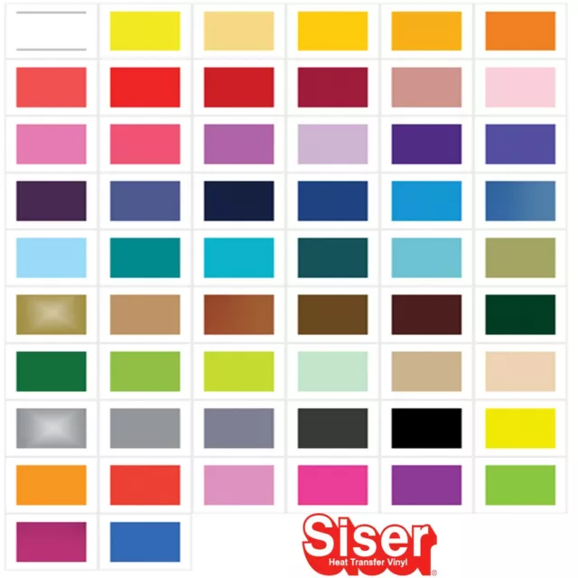A4 Vinyl Sheet- Siser Easyweed HTV- Heat press Iron on - 3 NEW COLOURS  AVAILABLE