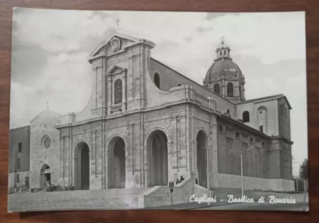 9071 Cartolina Cagliari Basilica Di Bonaria 1960 Viaggiata