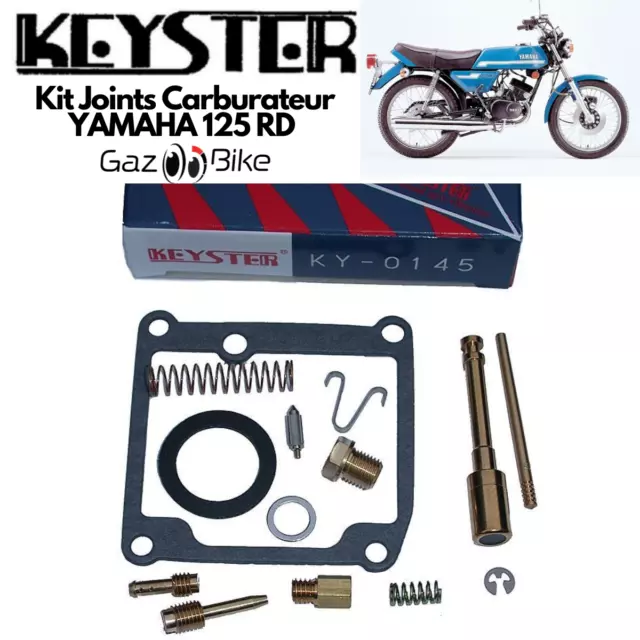 YAMAHA RD 125 de 1975 Kit Joint Carburateur Complet KEYSTER KY-0145