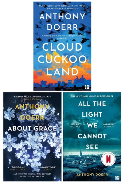 Anthony Doerr 3 Books Collection Set - Fiction - Paperback