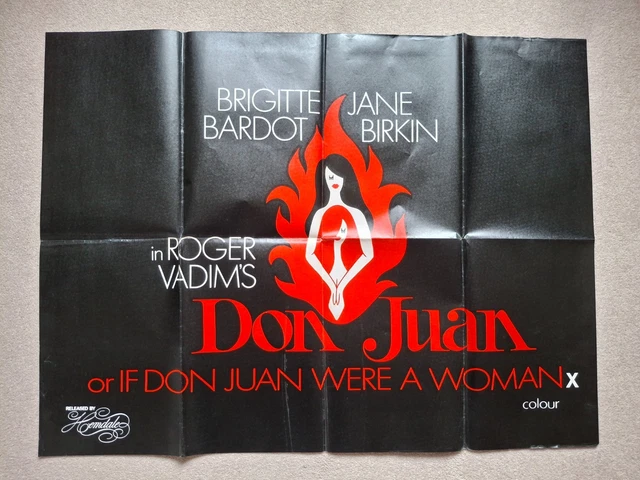 DON JUAN OR If Don Juan Were a Woman Quad Film Cinema Movie Poster ...