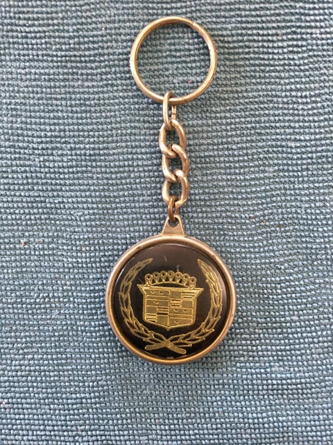 Vintage Paul Conte Cadillac Keychain Freeport NY, New York Key Ring Accessory